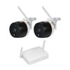 4CH Wifi Mini NVR Kit Video Surveillance with 2PCS 1080P Wireless IP Camera Set