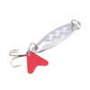 4cm/7g Fishing Spoon Lure Sequin Paillette Metal Hard Bait Hook Tackle Silver