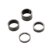 4Pcs 1 1/8" 5mm 10mm 15mm 20mm Carbon Fiber Washer Bike Bicycle Headset Stem Spacers Kit