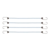 4Pcs 10cm Elastic Roof Rack Rope Luggage Cords for 1/10 RC Rock Crawler Truck Axial SCX10 90046 D90 TRX-4 Car