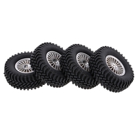 4PCS 1/10 RC Buggy Tyre 20 Spokes Rim for 1/10 HSP Redcat Traxxas Axial SCX10 RC4WD D90 CC01 RC Rock Crawler