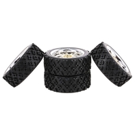 4PCS 1/10 RC On-road Tyre Star Tread Pattern for 1/10 HSP Redcat Traxxas Tamiya HPI RC Buggy