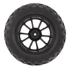 4PCS 1/10 Tyre Nail Block Tread Pattern 10 Spokes Rim for 1/10 HSP HPI Redcat RC4WD AXIAL RC Car