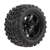 4PCS 1/10 Tyre Nail Block Tread Pattern 7 Spokes Rim for 1/10 HSP HPI Redcat RC4WD AXIAL RC Car