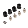 4pcs 12mm Hex Coupler Tyre Extended Adapter for Traxxas Hsp Redcat Rc4wd Tamiya Axial scx10 D90 Hpi RC Crawler Monster Car