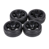 4pcs 1.8 Inch 65mm off-Road Car Wheel Rim and Tire for 1/10 HSP HPI TAMIYA Traxxas Redcat RC Car
