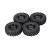 4pcs 1.9 Inch 96mm Crawler Car Wheel Rim and Tire for 1/10 HSP Redcat Traxxas Axial SCX10 D9 RC Car