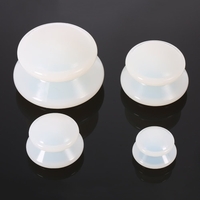 4pcs 4 size Silicone Moisture Absorber Vacuum Cupping cupFace Legs Arms Care Treatment