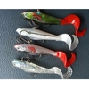 4Pcs 8.5cm 9.5g Soft Lead Fishing Lures Long T Tail Baits Sharp Treble Hook