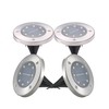 4Pcs 8LEDs Solar Powered IP65 Water-resistant Ground Lawn Light