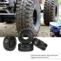 4Pcs Austar 2.2" 125mm 1/10 Scale Tires for 1/10 RC4WD D90 Axial SCX10 RC Rock Crawler
