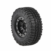 4pcs AUSTAR 3020-3 100mm 1.9in Rim Rubber Tyre Wheel Set for RC4WD D90 CC01 1/10 RC Rock Crawler Car