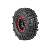 4pcs AUSTAR 4020-2 110mm 1.9in Rim Rubber Tyre Wheel Set for AXAIL SCX10 90046 RC4WD D90 1/10 RC Rock Crawler Car