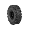 4pcs AUSTAR 5020-2 120mm 1.9in Rim Rubber Tyre Wheel Set for Axial SCX10 RC4WD D90 TRX-4 1/10 RC Rock Crawler Car