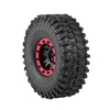 4pcs AUSTAR 5020-2 120mm 1.9in Rim Rubber Tyre Wheel Set for Axial SCX10 RC4WD D90 TRX-4 1/10 RC Rock Crawler Car