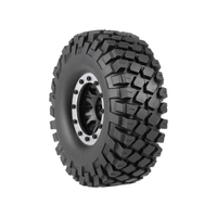 4pcs AUSTAR 6020-4 110mm 1.9in Rim Rubber Tyre Wheel Set for Axial SCX10 RC4WD D90 1/10 RC Rock Crawler Car
