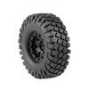 4pcs AUSTAR 6020-5 110mm 1.9in Rim Rubber Tyre Wheel Set for Axial SCX10 RC4WD D90 1/10 RC Rock Crawler Car