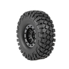 4pcs AUSTAR 6020-5 110mm 1.9in Rim Rubber Tyre Wheel Set for Axial SCX10 RC4WD D90 1/10 RC Rock Crawler Car