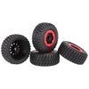 4Pcs AUSTAR AX-3009 High Performance 108mm 1/10 Short Course Truck Tires with Wheel Rim for All Terrain