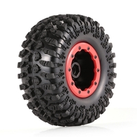 4pcs AUSTAR AX-3021A 130mm 2.2in Rim Rubber Tyre Wheel Set for Axial SCX10 RC4WD D90 1/10 RC Rock Crawler Car