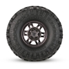 4Pcs AUSTAR AX-4020A 1.9 Inch 110mm 1/10 Rock Crawler Tires with Alloy Beadlock Wheel Rim for D90 SCX10 AXAIL RC4WD TF2 RC Car