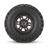 4Pcs AUSTAR AX-4020A 1.9 Inch 110mm 1/10 Rock Crawler Tires with Alloy Beadlock Wheel Rim for D90 SCX10 AXAIL RC4WD TF2 RC Car