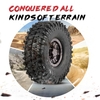 4Pcs AUSTAR AX-5020G 1.9 Inch 120mm Tires with Metal Electroplated Hub for 1/10 Traxxas Redcat SCX10 AXIAL RC4WD TF2 Rock Crawler