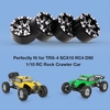 4pcs AUSTAR AX-621 1.9inch Metal Wheel Hub Rim Set for HSP HPI Traxxas TRX-4 SCX10 RC4 D90 1/10 RC Rock Crawler