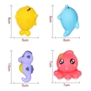 4Pcs Baby Shower Toy Sea Animal Bath Doll Environmental-Friendly PVC