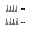 4pcs Back Leads Weight Fishing Line Secure Clips Tackle Accessory Wear Resistant Nano-coating Design