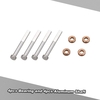 4pcs Bearing and 4pcs Aluminum Shaft for VISUO XS809 XS809HW XS809W Foldable Drone RC Quadcopter