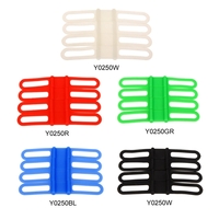 4pcs Bike Bicycle High Strength Silicone Straps Flexible Holder for Cellphone Lights Computer