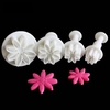 4PCS Daisy Fondant Mould Cake Baking Cookies Mold Chrysanthemum Biscuit Cookies Plungers Paste Decorating Cutter Tool