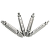 4pcs Damaged Screws Extractor and Remover High Speed Steel HSS 4341 Broken Screw Bolts Extractor Easy Stripped or Damaged Screws Removing Tool
