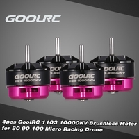 4pcs GoolRC 1103 10000KV 2S Brushless Motor CW/CCW for 80 90 100 Tiny Micro FPV Racing Quadcopter