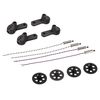 4pcs Main Gear 4 pcs Motor Cover and 2 Pairs 8520 Coreless CW/CCW Motor for VISUO XS809W XS809HW FPV Quadcopter