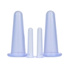 4Pcs Silicone Anti Cellulite Vacuum Cupping Glass Cupping Device Random Colors