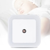 4pcs Square Light Sensor Baby Room Nursery White LED Night Light Wall Nightlight AC110V-220V