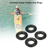 4pcs Universal Kayak Canoe Raft Paddle Oar Drip Rings Splash Guards Paddle Accessories Replacement