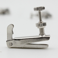 4pcs Violin Fine Tuner Adjuster Copper Nickel Alloy Silver for 3/4 4/4 Size Violin Accessories
