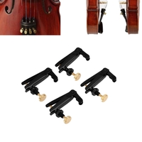 4pcs Violin Fine Tuner Adjuster Copper Plating Screws for 3/4 4/4 Size Violin Accessories
