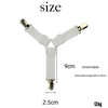 4PCS White Adjustable Triangle Bed Sheet Fasteners