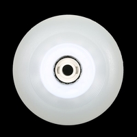 4PCS White LED Flash Inline Skate Wheels 80mm 76mm 72mm 86A Kids Rollerblade Wheels