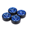 4Pcs/Set 1/10 Drift Car Tires Hard Tyre for Traxxas HSP Tamiya HPI Kyosho On-Road Drifting Car
