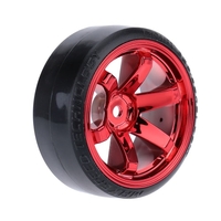 4Pcs/Set 1/10 Drift Car Tires Hard Tyre for Traxxas HSP Tamiya HPI Kyosho On-Road Drifting Car