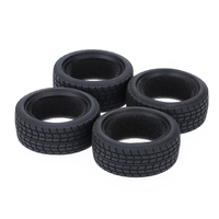 4Pcs/Set 1/10 Grain Run-flat Car Rubber Tyre for Traxxas HSP Tamiya HPI Kyosho On-Road Run-flating Car