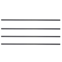 4Pcs/set DIY 10*8*500mm Vanished Surface 3K Semi Glass Fiber Semi Carbon Fiber Tube for RC Quadcopter Multicoptor