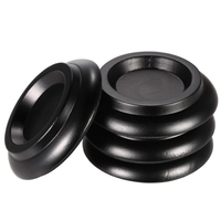 4pcs/set Solid Wood Upright Piano Caster Cups w/ EVA Anti-slip Mat