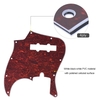 4Ply PVC JB Style Bass Pickguard Pick Guard Scratch Plate 10 Hole for Fender American/Mexico Made Standard Jazz Bass White Pearl