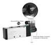 4V410-15 PT1/2 2 Position 5 Way AC220V Pneumatic Solenoid Valve Electric Air Valve
